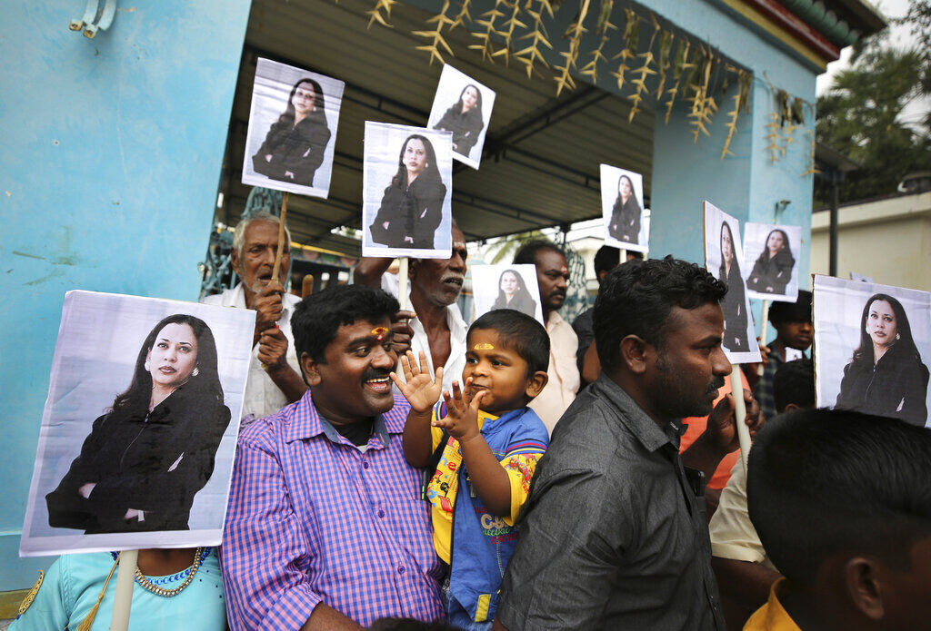 APTOPIX India Kamala Harris